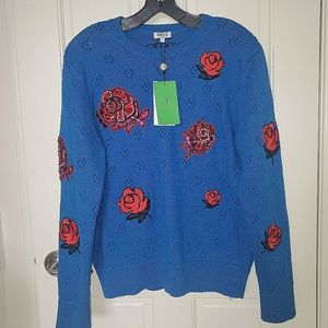 Kenzo Embelished Flower sweater